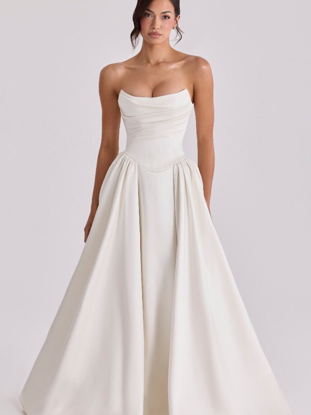 House of CB Strapless Ivory Jelena Wedding Dress